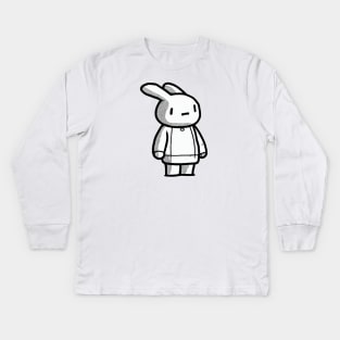 Clothed bunny Kids Long Sleeve T-Shirt